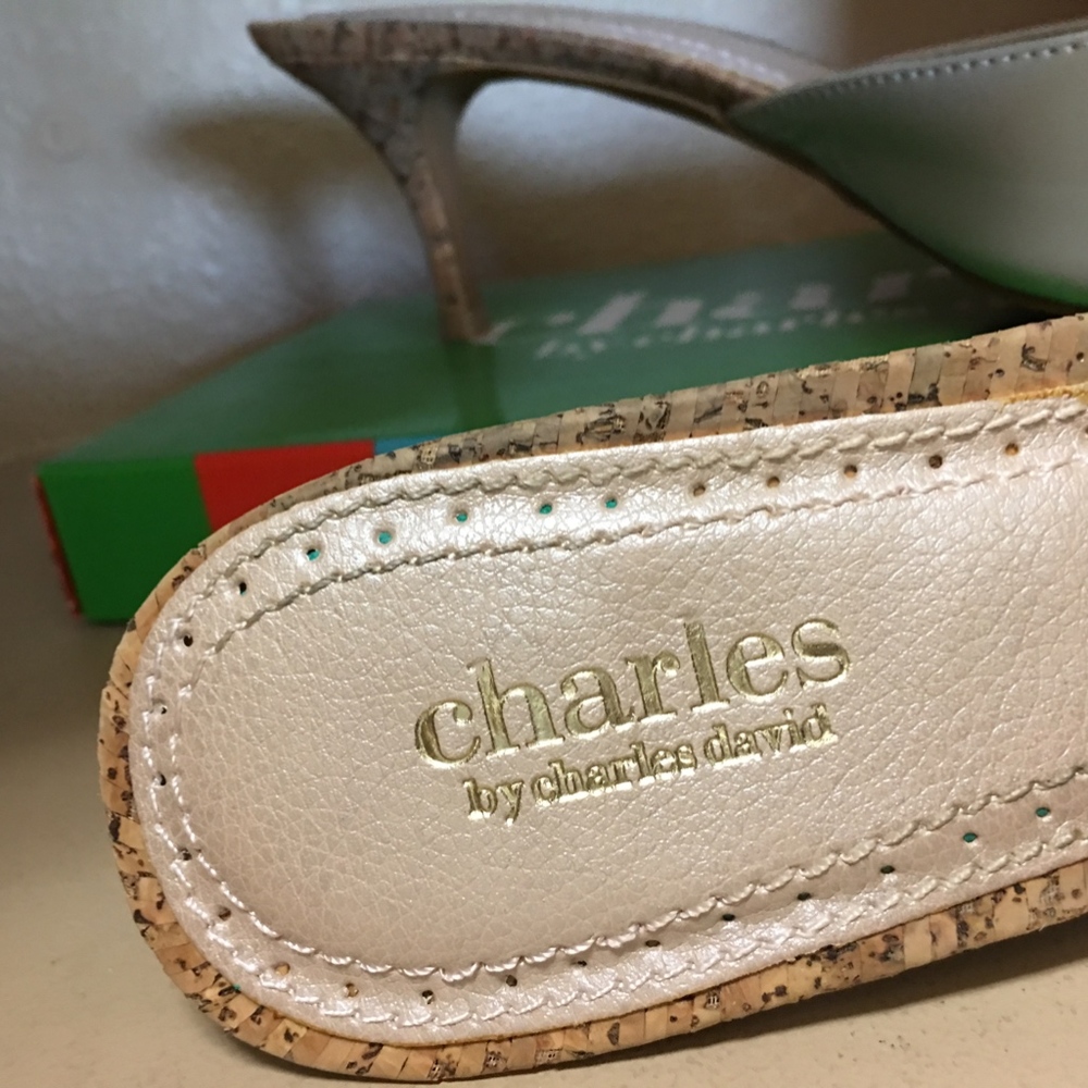 Slide Grey Patent Leather Slide Shoe - Picture 4 of 5